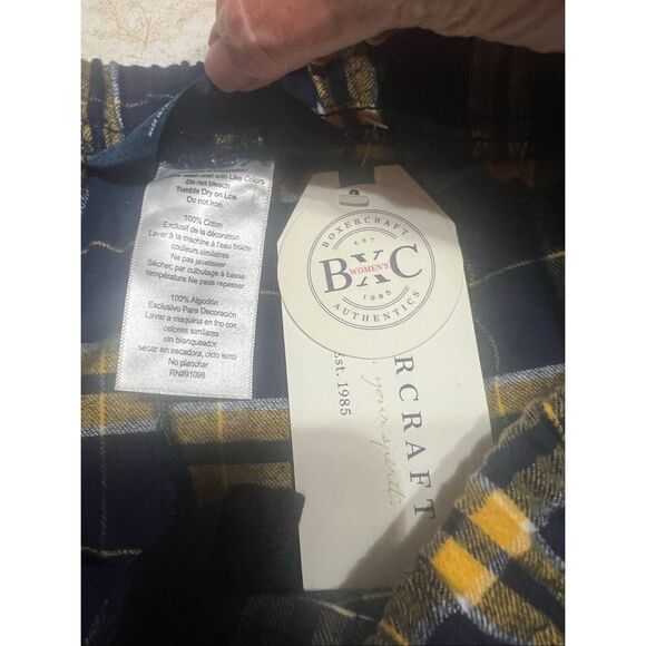 Boxercraft Noter Dame Womans Haley Flannel Pants Sz XL NWT - Picture 3 of 7